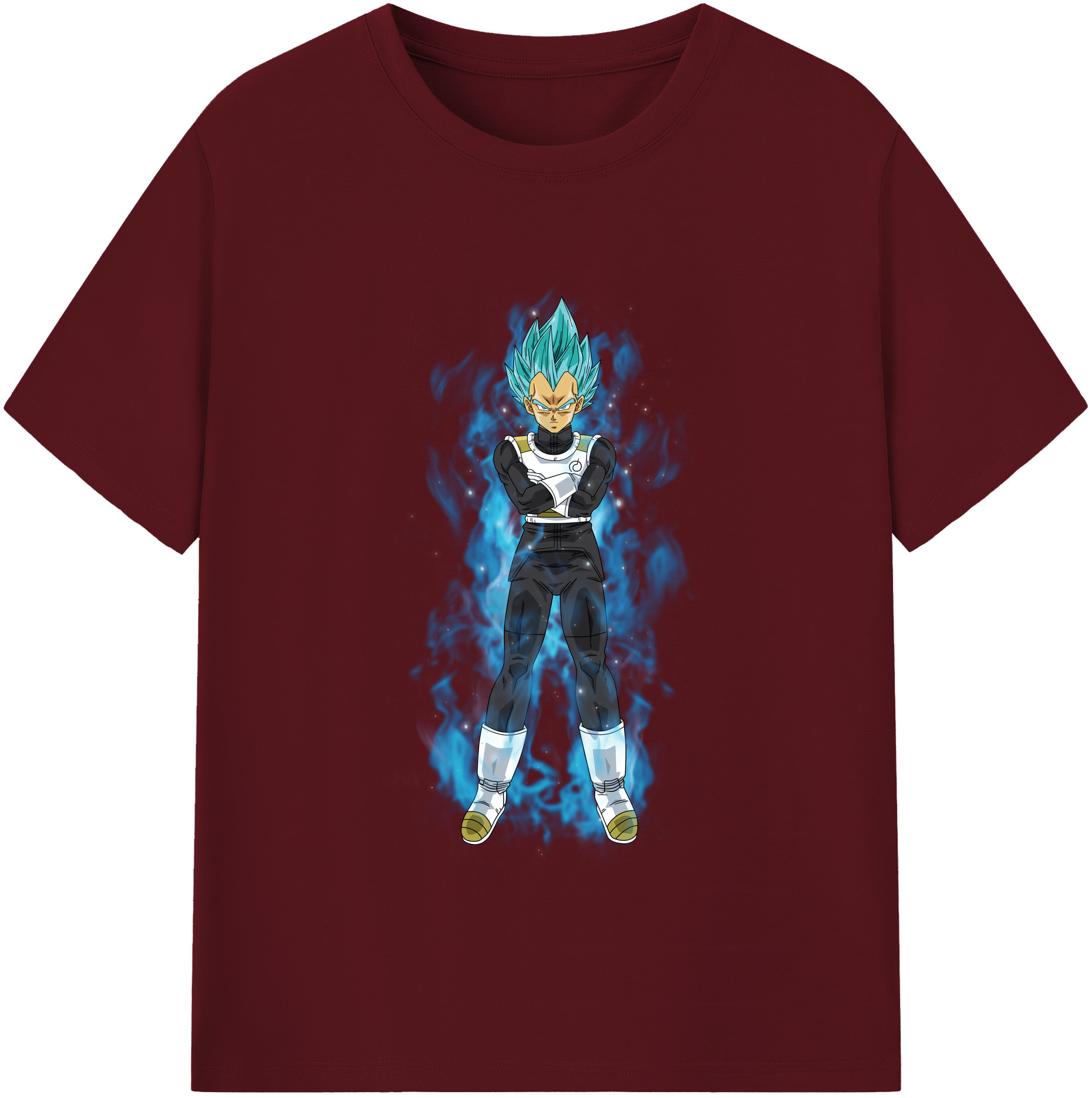 （画像用） ドラゴンボール ベジータ四世（Bejīta Yonsei）DRAGON BALL Vegeta IV 綿100％半袖Tシャツ（フロントプリント）